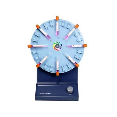 Labor-Blutmischer mit geräuscharmer Digitalanzeige Rollenmischer 12-24 Röhrchen-Blutrotator-Mischer